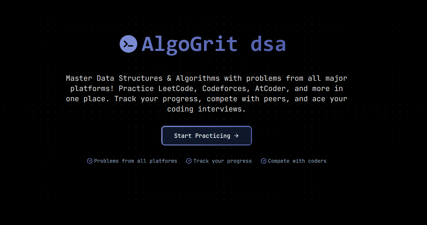 AlgoGrit preview